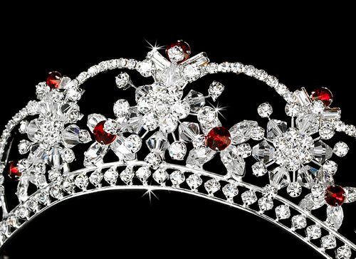 Royal Red Crystal Tiara