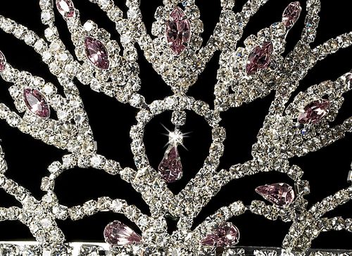 Lilac Crystal Tiara