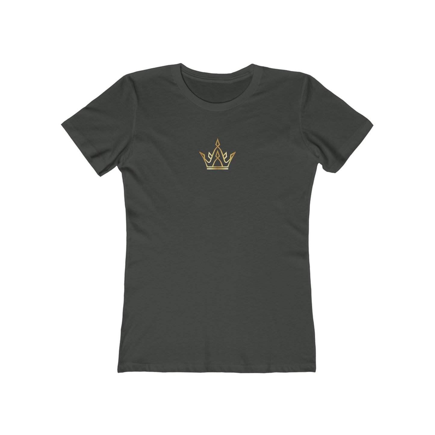 Chic Crown Boyfriend Tee for Women, Stylish Oversized T-Shirt, Casual Weekend Wear, Gift for Her, Trendy Graphic Top, Summer Fashion