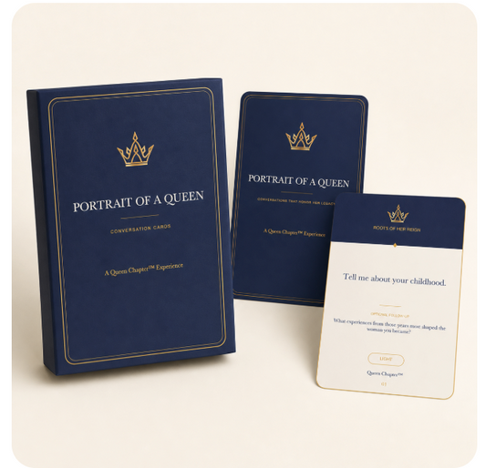 Portrait of a Queen — Conversation Card Deck