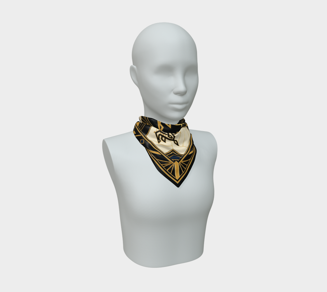 The Gilded Flame — The Undimmed Queen Scarf