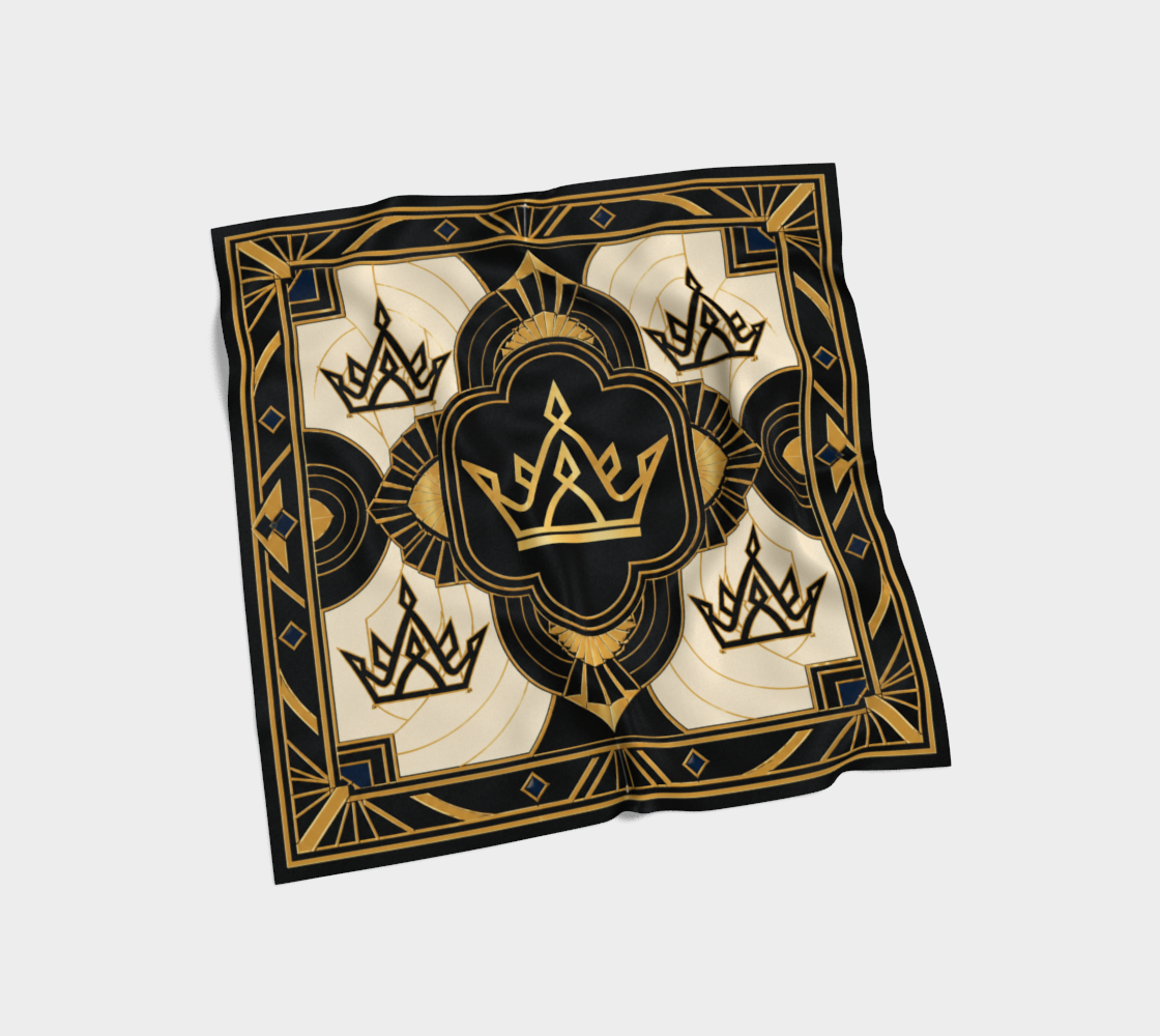 The Gilded Flame — The Undimmed Queen Scarf