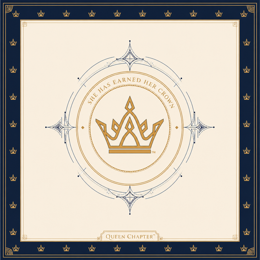 Crowned Satin Scarf